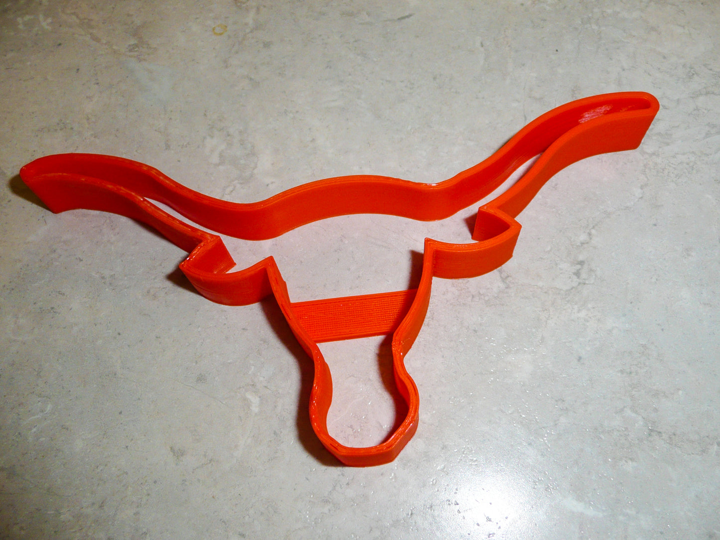 6x Texas Longhorns Fondant Cutter Cupcake Topper 1.75 IN USA FD990