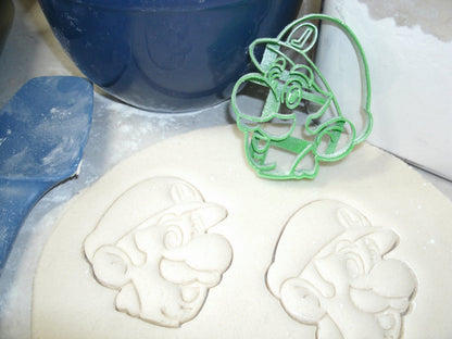 Luigi Nintendo Video Game Character Cookie Cutter Made In USA PR745