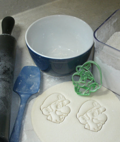 Luigi Nintendo Video Game Character Cookie Cutter Made In USA PR745