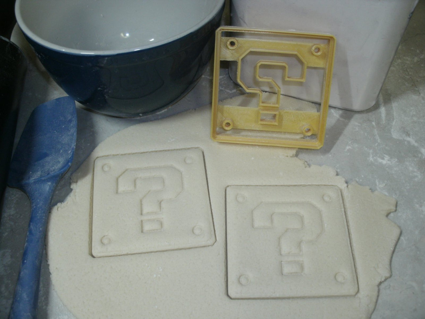 Super Mario Question Block Nintendo Video Game Cookie Cutter Made In USA PR792