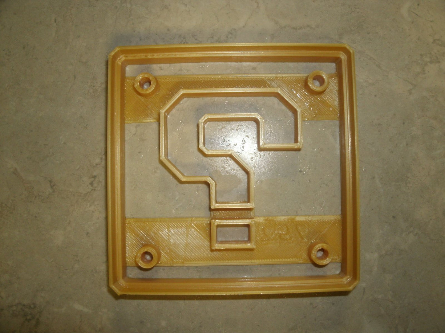 Super Mario Question Block Nintendo Video Game Cookie Cutter Made In USA PR792
