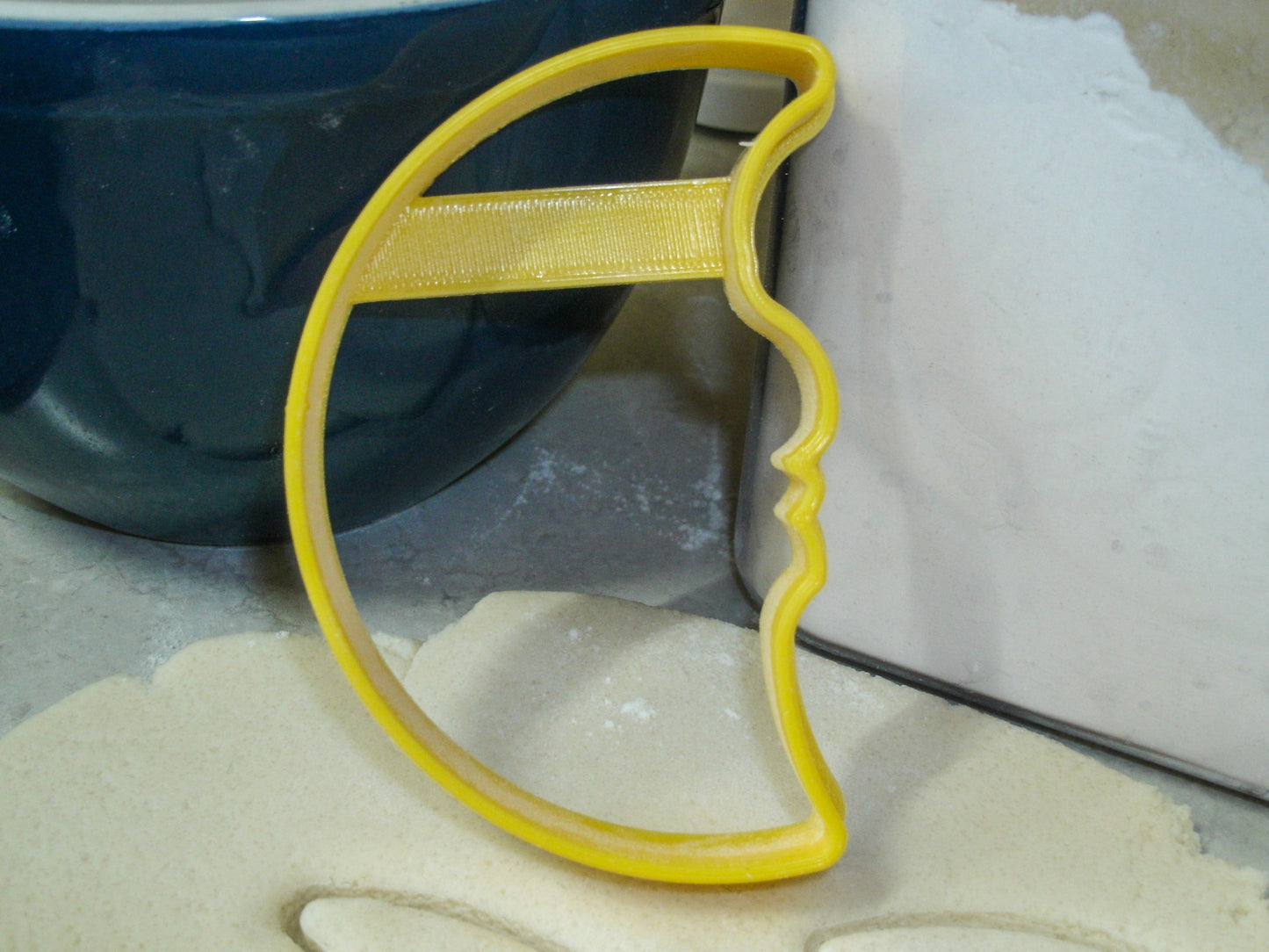 Moon Half-Moon Man Face Crescent Lunar Cookie Cutter Made In USA PR834