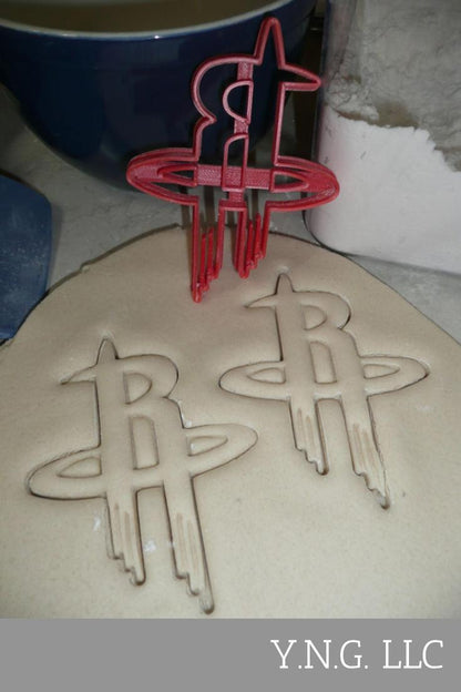 Houston Rockets R Logo Basketball Team Cookie Cutter Made In USA PR2837