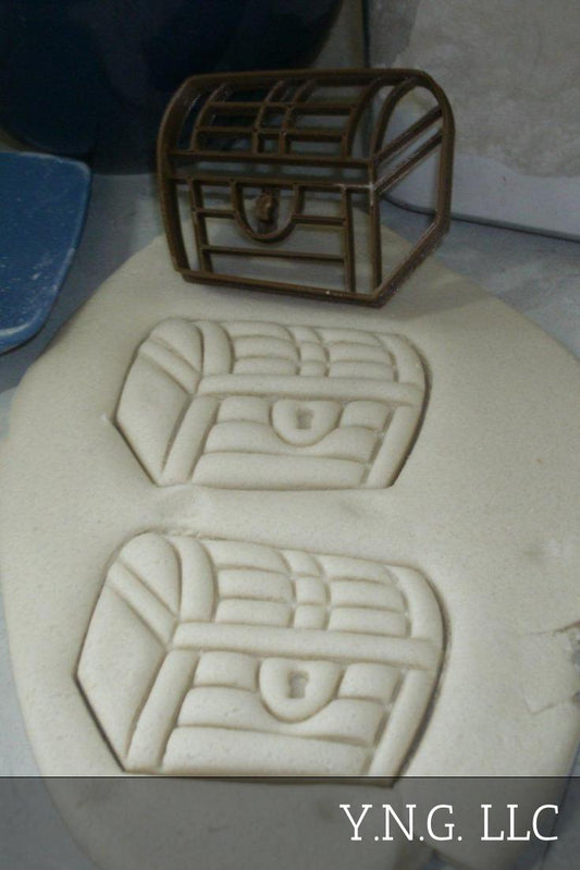 Treasure Pirate Chest Buried Gold Cookie Cutter Made In USA PR2380
