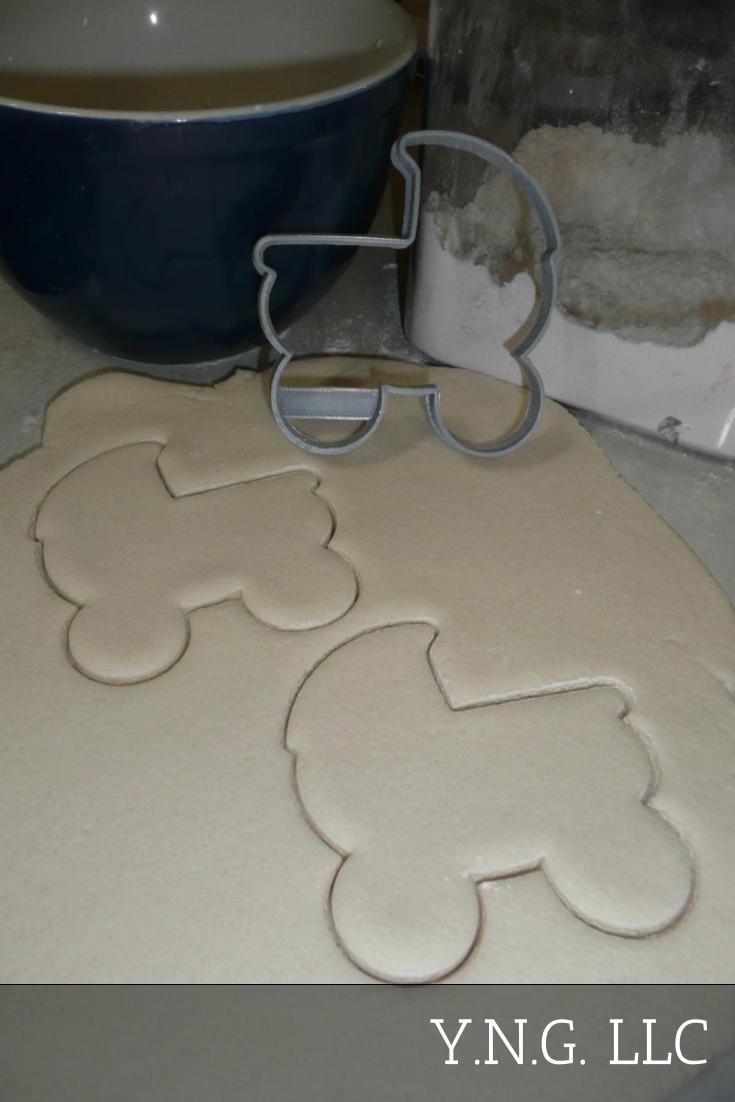 Newborn Carriage Stroller Buggy Baby Shower Cookie Cutter Made In USA PR2460