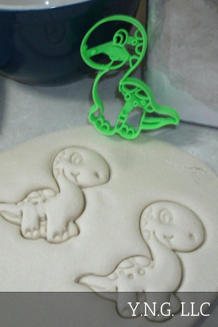 Brachiosaurus Dinosaur Dino Long Neck Cookie Cutter Made In USA PR2339