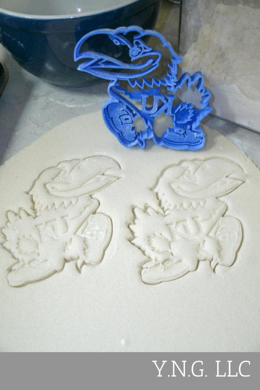 KU University of Kansas Jayhawks Cookie Cutter Made In USA PR2010