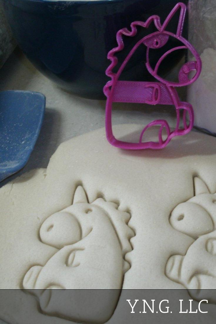 Unicorn Stuffed Animal Mythical Creature Cookie Cutter Made In USA PR2356