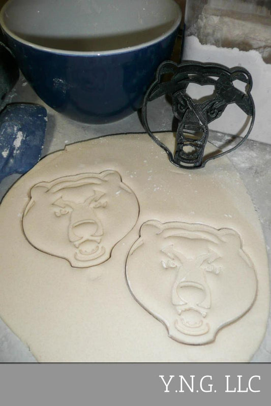 Baylor University Bear Face Bears Sports Cookie Cutter Made In USA PR3037