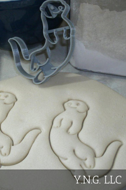 Sea Otter Water Weasel Marine Mammal Cookie Cutter Made In USA PR2359