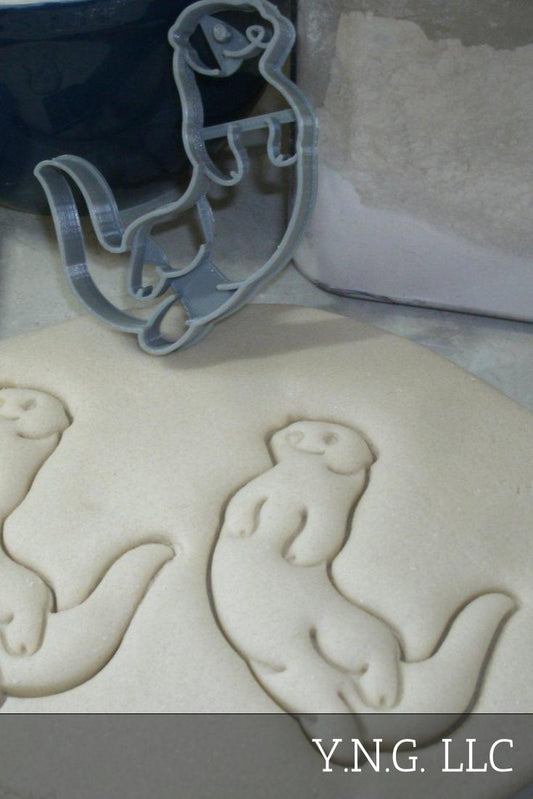 Sea Otter Water Weasel Marine Mammal Cookie Cutter Made In USA PR2359