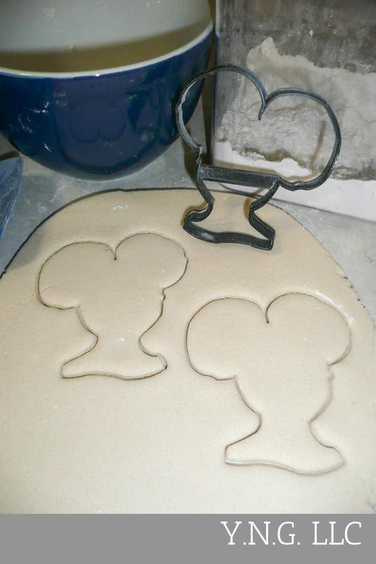 Girl With Afro Ponytails Natural Curls Cookie Cutter Made In USA PR3023