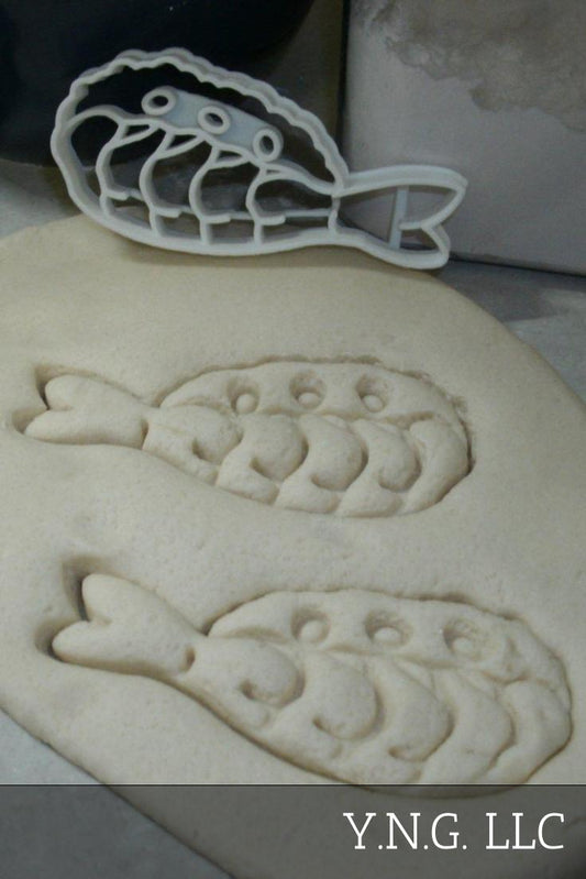 Shrimp Sushi Daikon Radish Nigirizushi Cookie Cutter Made In USA PR2392