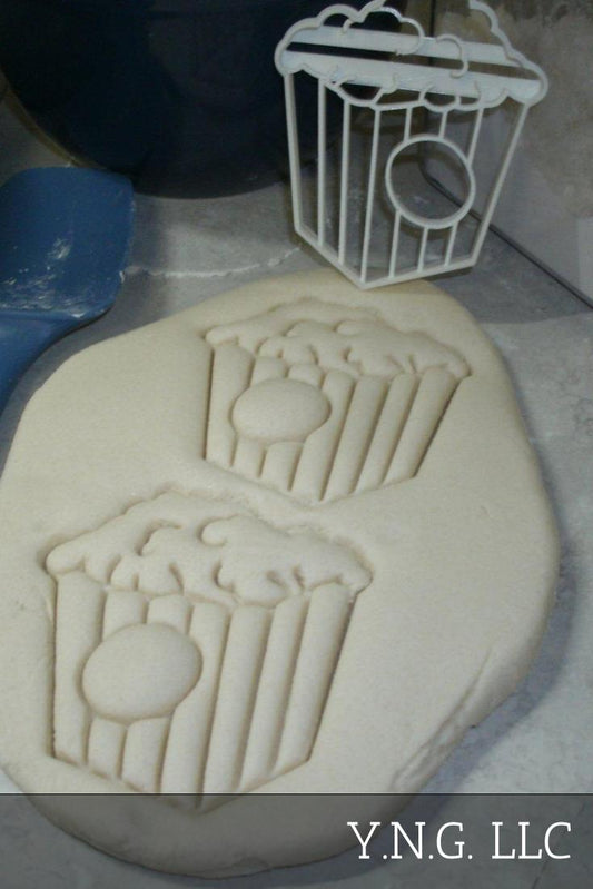 Popcorn Movie Cinema Carnival Snack Food Cookie Cutter Made In USA PR2527