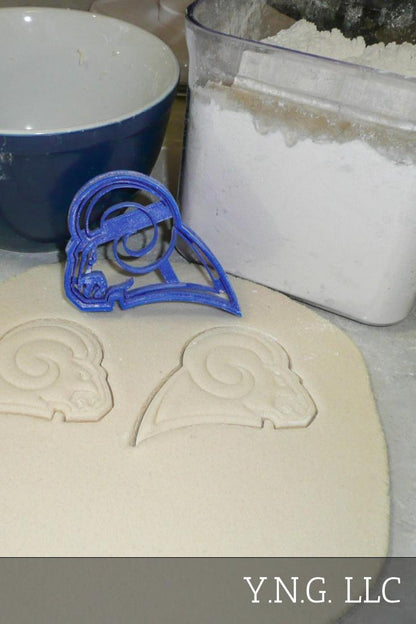 Los Angeles Rams NFL Football Logo Cookie Cutter Made In USA PR977