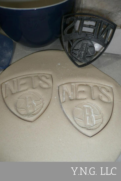 Brooklyn Nets Basketball Team Sports Cookie Cutter Made In USA PR2753