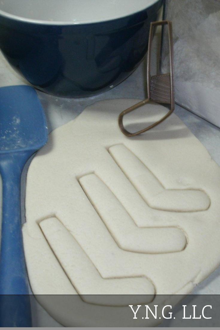 Hockey Stick Ice Sport Equipment Cookie Cutter Made In USA PR2484