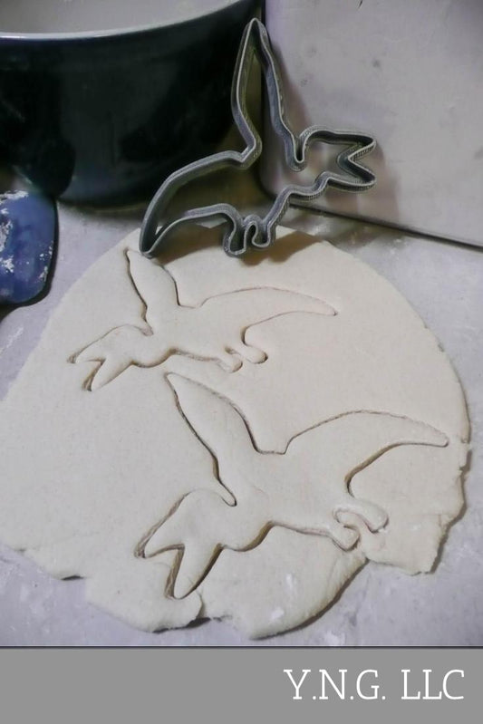 Pterodactyl Dinosaur Outline Flying Dino Cookie Cutter Made In USA PR2130