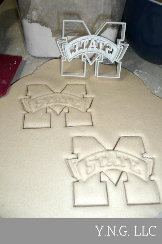 Mississippi M State University Sports Cookie Cutter Made In USA PR2350