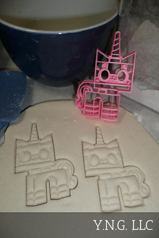 Unikitty Cat Unicorn Lego Cartoon Character Cookie Cutter Made In USA PR2530