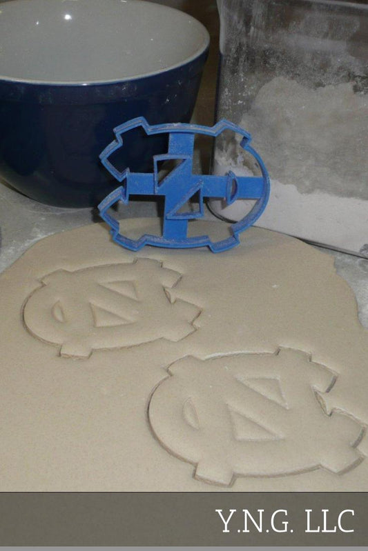 University Of North Carolina NC Letters Cookie Cutter Made In USA PR2454