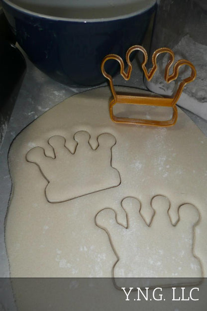 Crown Outline Head Piece Royal Noble Cookie Cutter Made In USA PR2111