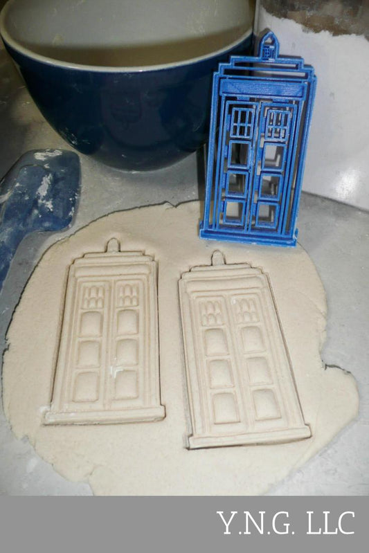 TARDIS Time Machine Spacecraft Dr Who Sci Fi TV Cookie Cutter Made In USA PR2278