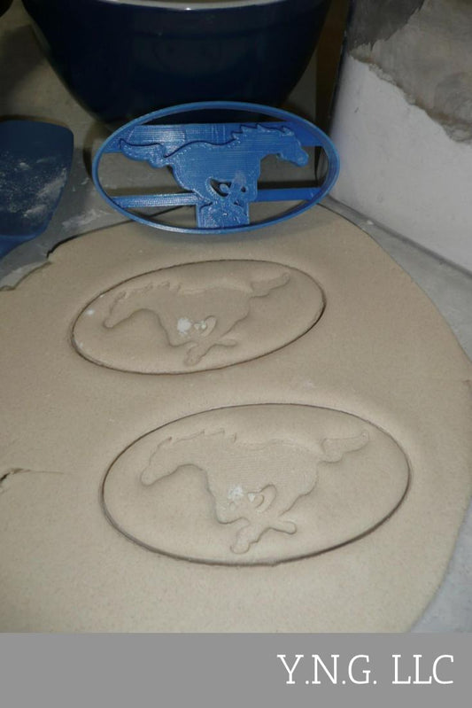 Mustang Horse Sports Car Vehicle Logo Cookie Cutter Made In USA PR2670