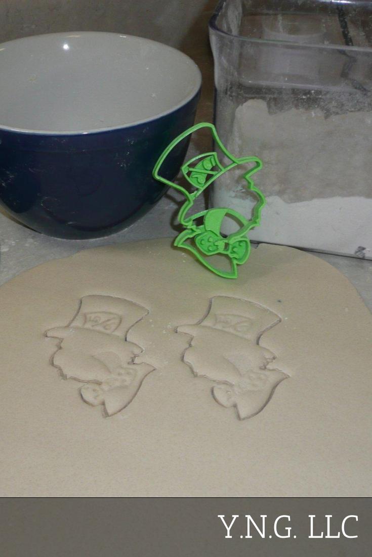 Mad Hatter Alice Adventures In Wonderland Cookie Cutter Made In USA PR2346