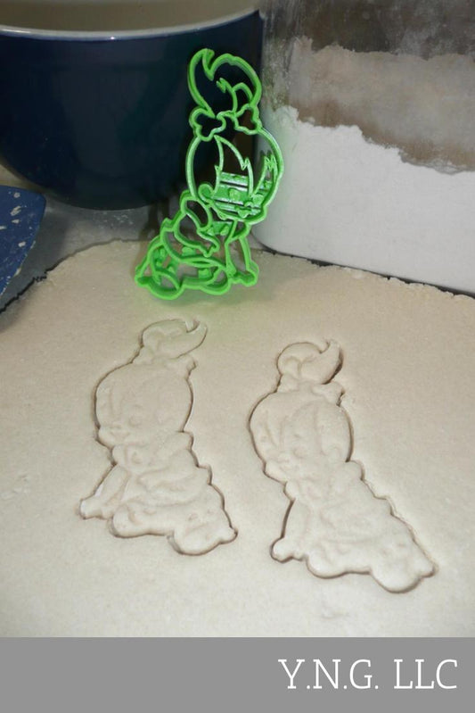 Pebbles Red Hair Fred Wilma Flintstone Daughter Cookie Cutter Made In USA PR2257