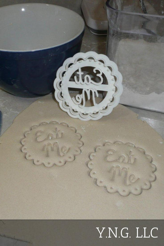 Eat Me Cake Alice In Wonderland Tea Party Cookie Cutter Made In USA PR2438