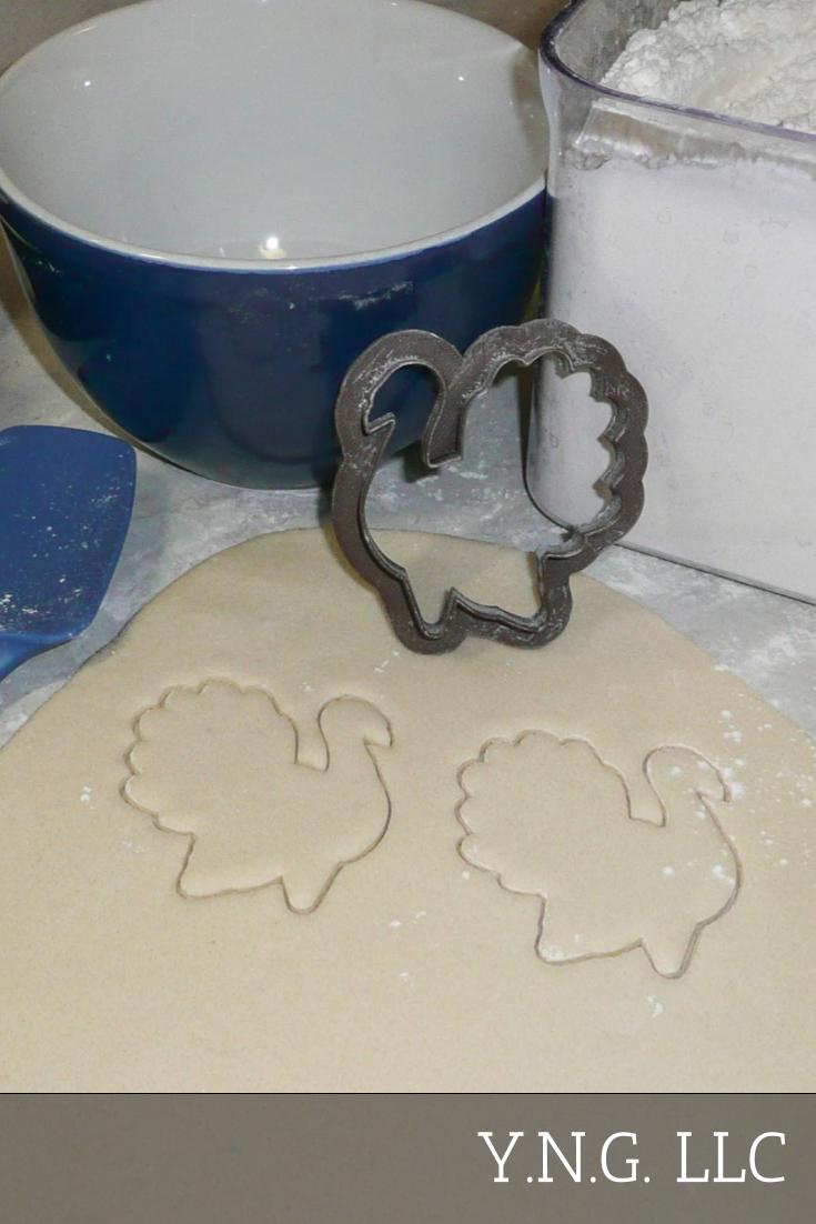 Turkey Wild Fowl Bird Thanksgiving Holiday Cookie Cutter Made In USA PR2094