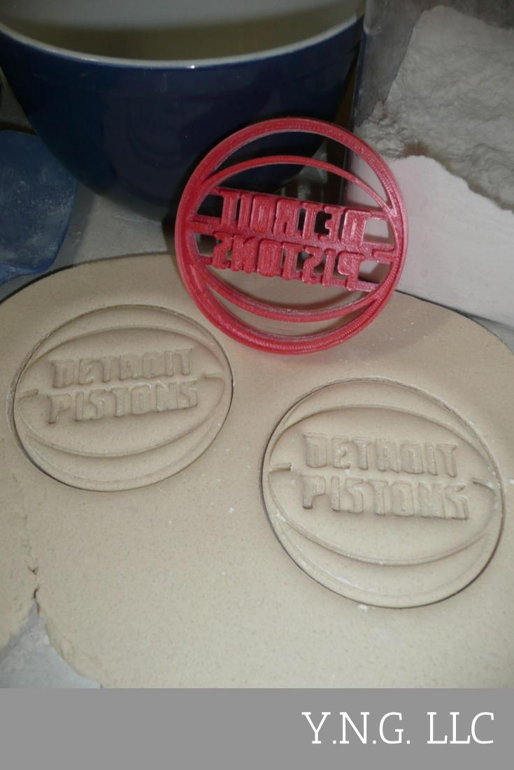 Detroit Pistons Basketball Team Sports Cookie Cutter Made In USA PR2763