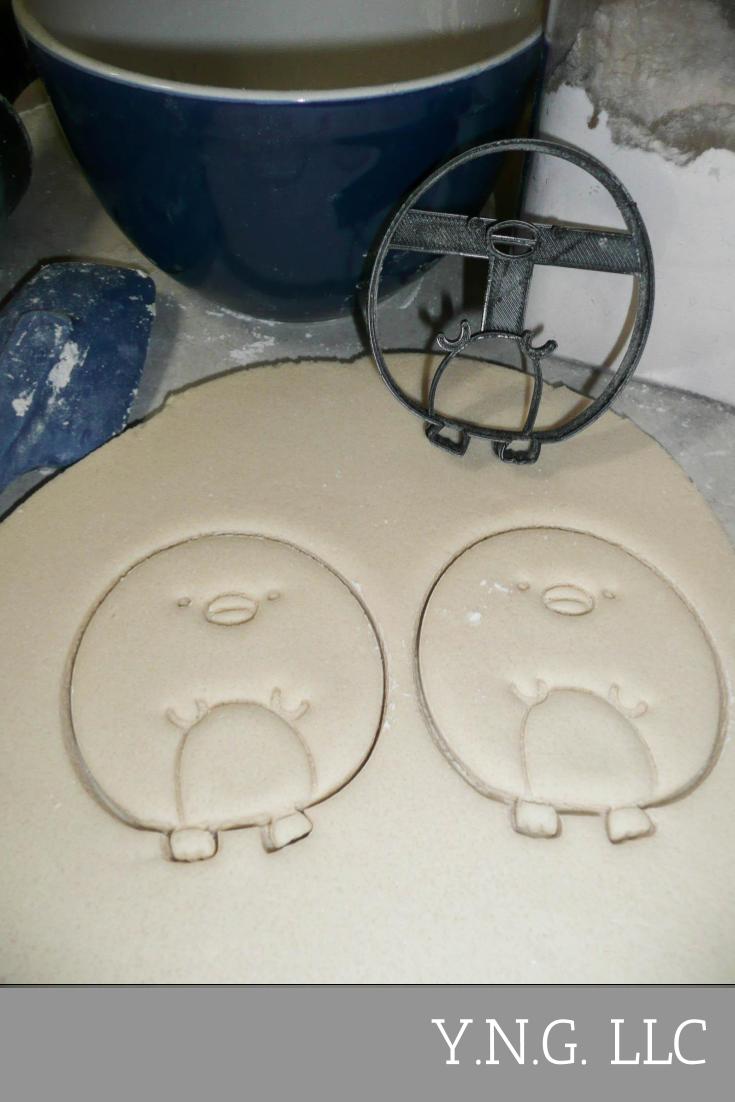 Penguin Round Ball Puffy Cute Animal Cookie Cutter Made In USA PR2470