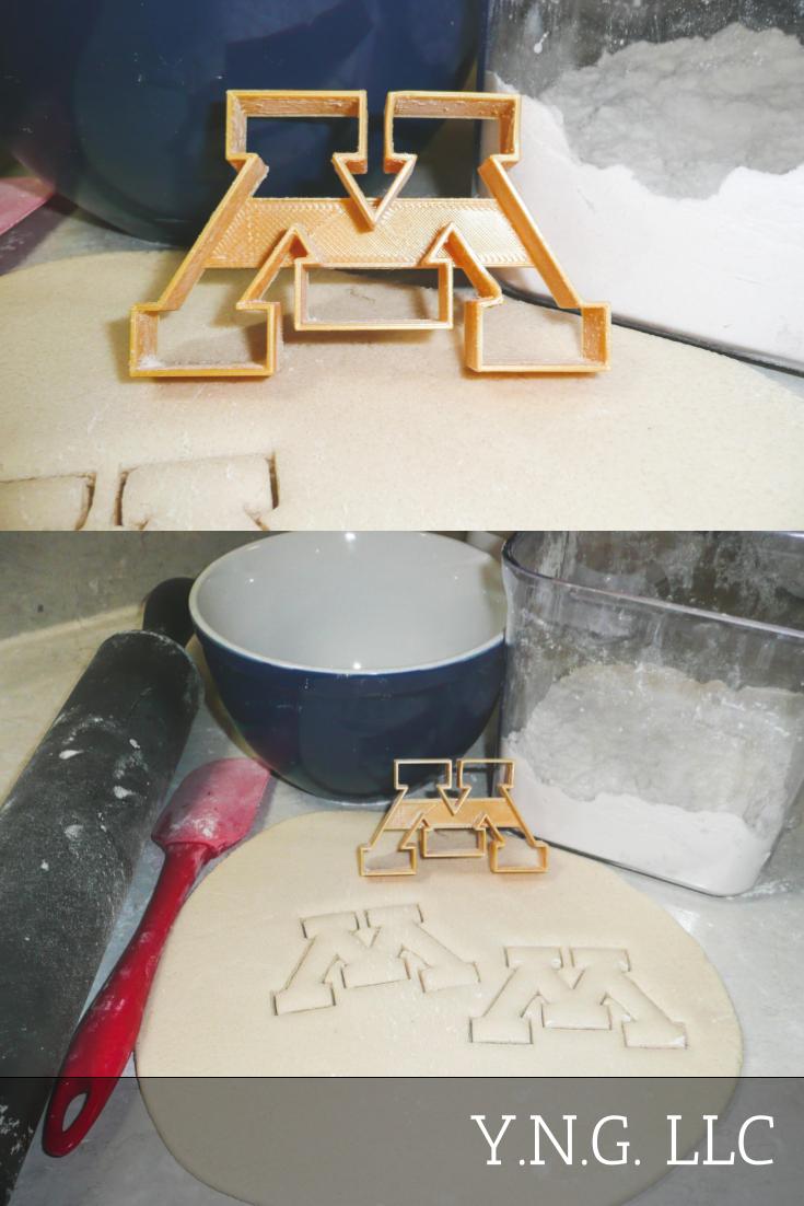 University Of Minnesota Golden Gophers Cookie Cutter Made In USA PR928