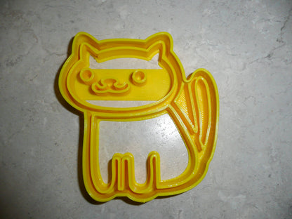 6x Maneki Neko Cat Fondant Cutter Cupcake Topper 1.75 IN USA FD547