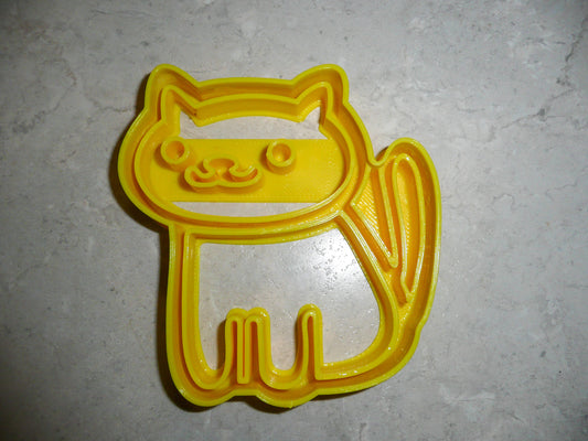 6x Maneki Neko Cat Fondant Cutter Cupcake Topper 1.75 IN USA FD547