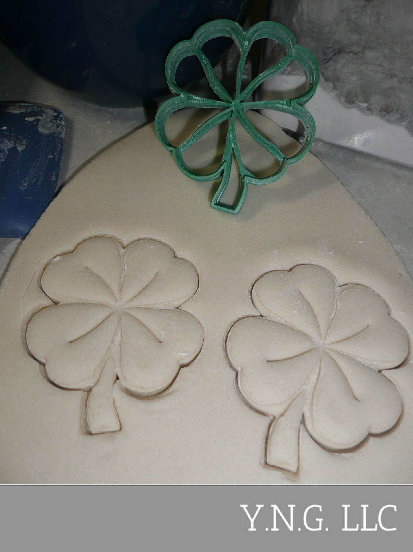 Cloverleaf Lucky 4 Leaf Clover Shamrock Cookie Cutter Made In USA PR2288