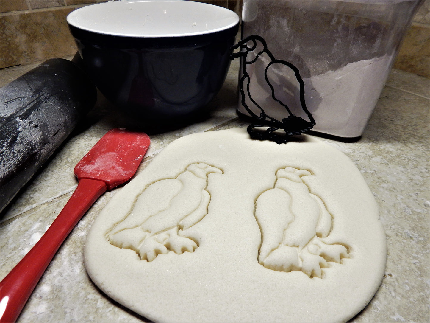 Crow American Black Bird Raven Halloween Cookie Cutter Made In USA PR2281