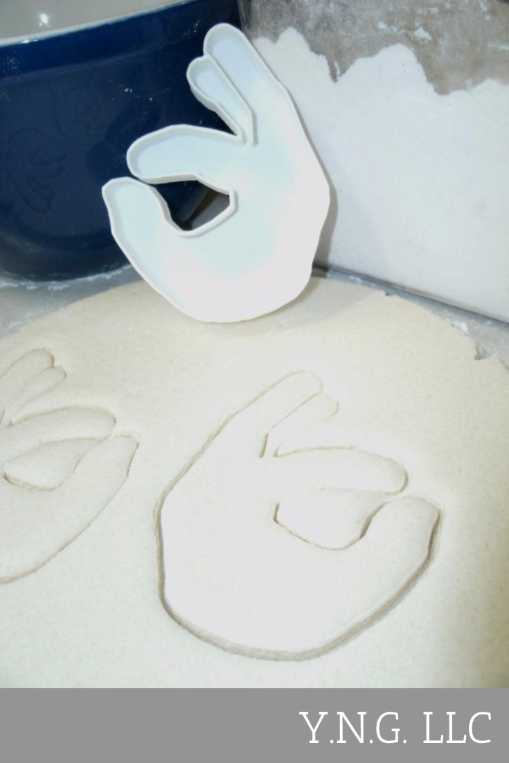 OK Okay Hand Meme Game Gesture Cookie Cutter Made In USA PR654