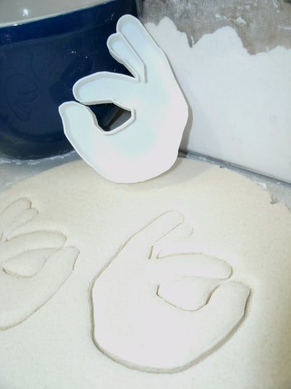 OK Okay Hand Meme Game Gesture Cookie Cutter Made In USA PR654