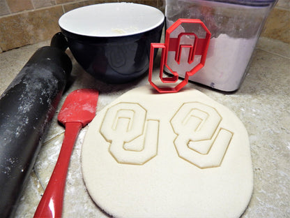University Of Oklahoma Sooners OU Letters Cookie Cutter Made In USA PR2272