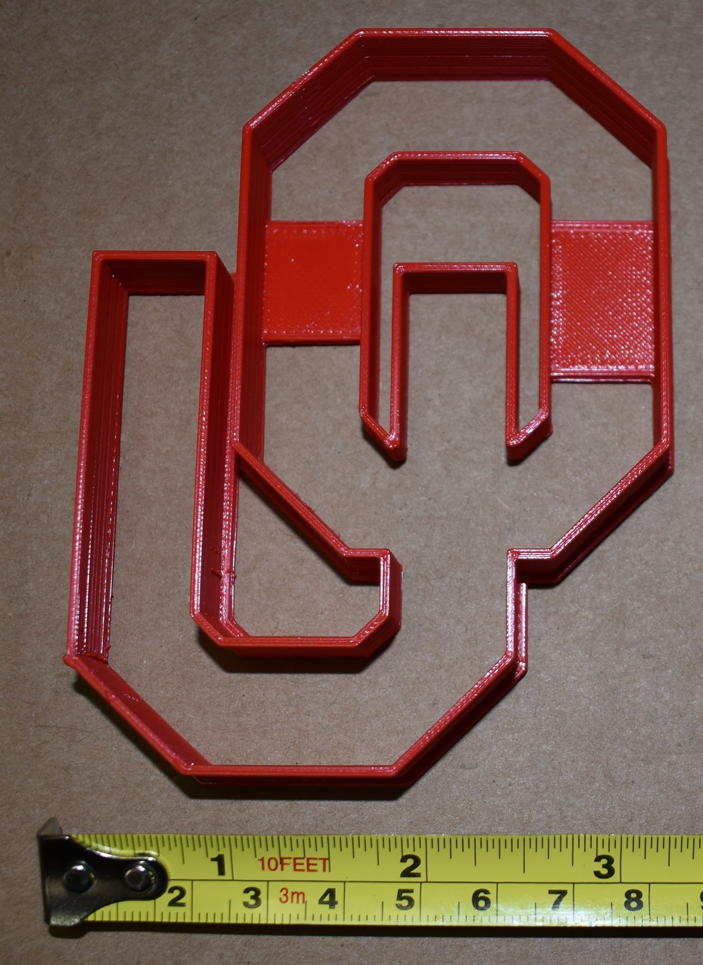 University Of Oklahoma Sooners OU Letters Cookie Cutter Made In USA PR2272