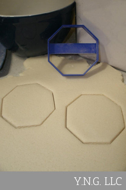 Octagon 8 Sided Shape Outline Cookie Cutter Made In USA PR799
