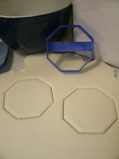 Octagon 8 Sided Shape Outline Cookie Cutter Made In USA PR799