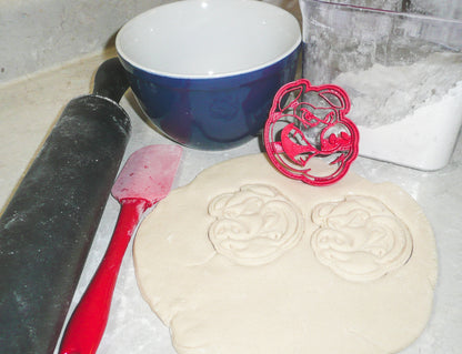 Rockford Icehogs AHL Hockey Hog Logo Cookie Cutter Made In USA PR916