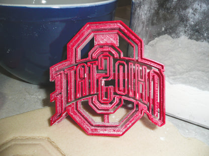 Ohio State Buckeyes Football Logo Cookie Cutter Made In USA PR925