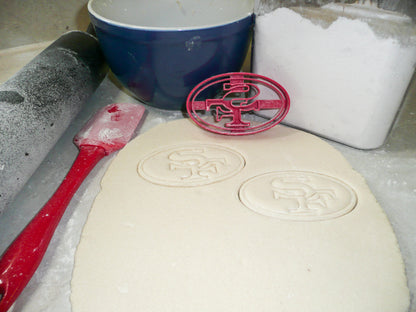 San Francisco 49ers NFL Football Logo Cookie Cutter Made In USA PR968