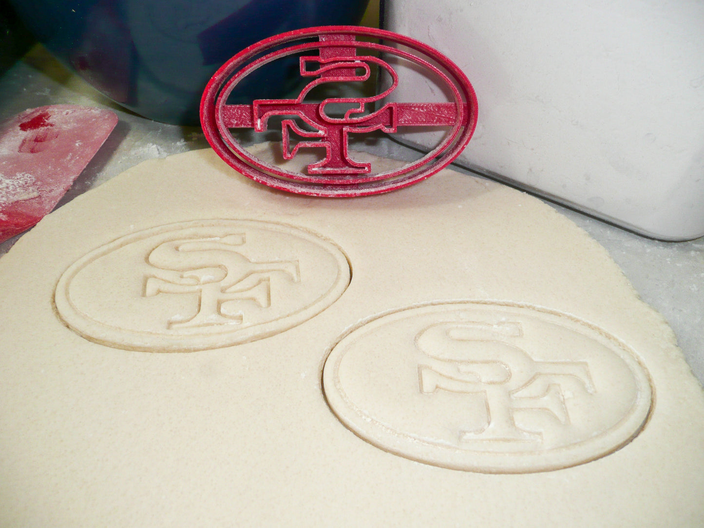 San Francisco 49ers NFL Football Logo Cookie Cutter Made In USA PR968