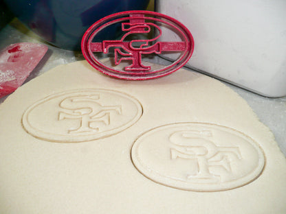 San Francisco 49ers NFL Football Logo Cookie Cutter Made In USA PR968